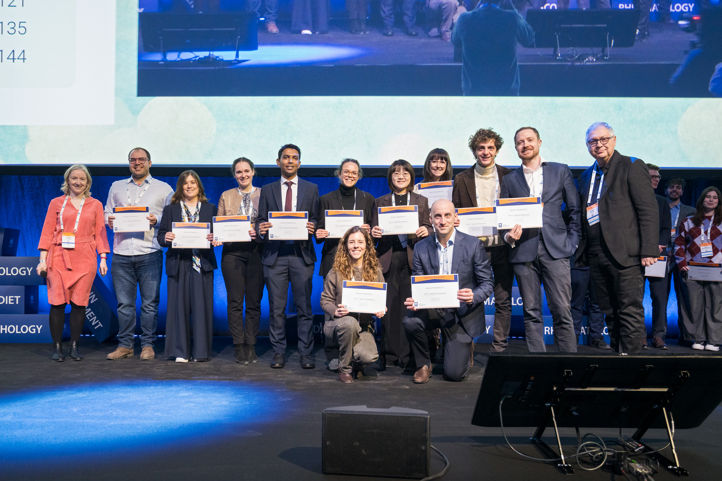 Group picture of the winners of the DOP Awards