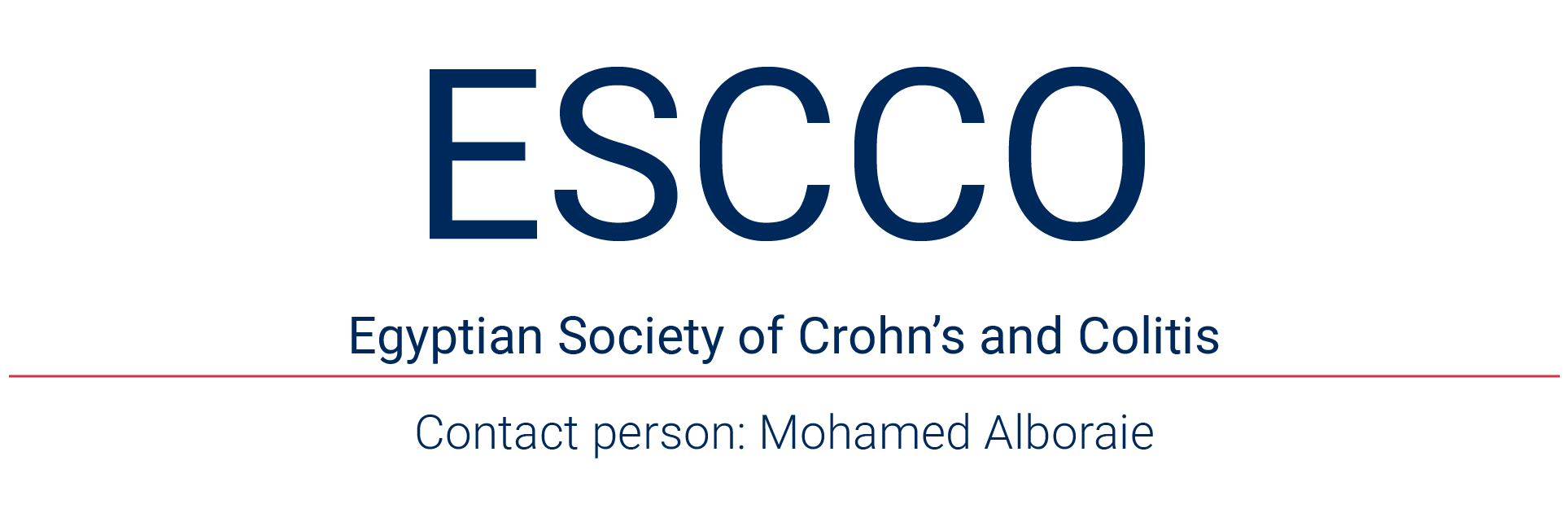ESCCO – Egyptian Society of Crohn’s and Colitis; Contact person: Mohamed Alboraie
