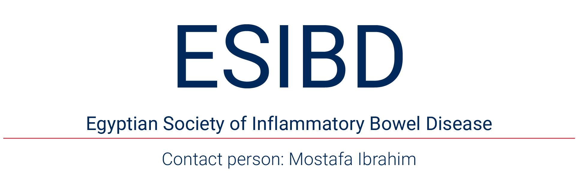 ESIBD – Egyptian Society of Inflammatory Bowel Disease; Contact person: Mostafa Ibrahim
