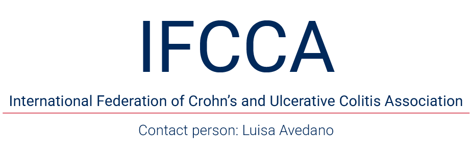 IFCCA – International Federation of Crohn’s and Ulcerative Colitis Association; Contact person: Luisa Avedano