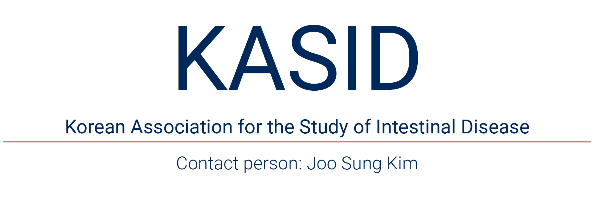 KASID – Korean Association for the Study of Intestinal Disease; Contact person: Joo Sung Kim