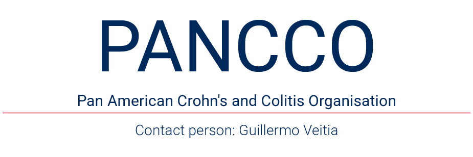 PANCCO – Pan American Crohn’s and Colitis Organisation; Contact person: Guillermo Veitia