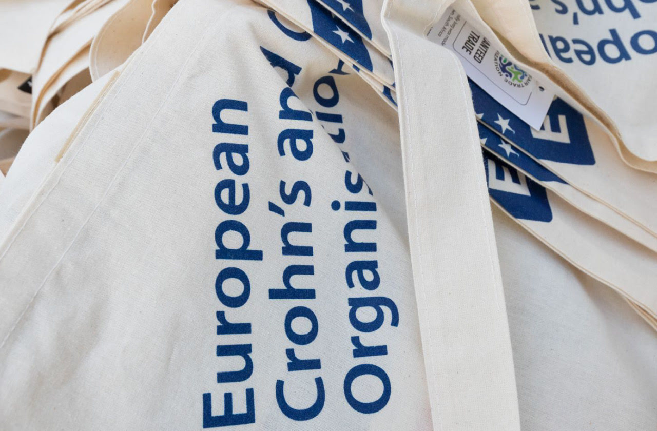 a bunch of the popular ECCO&rsquo;24 congress bags