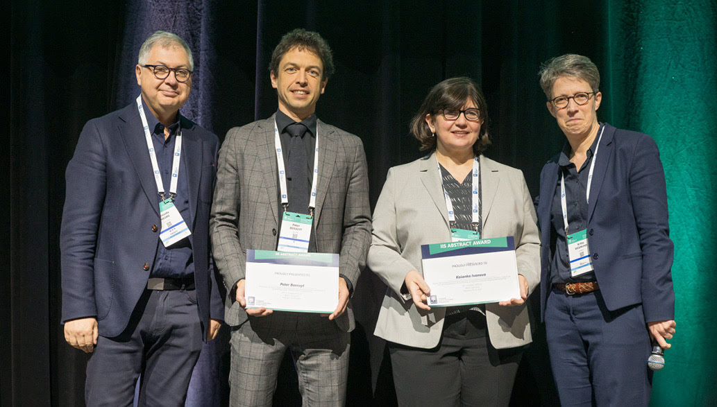 Group picture of the winners of the IIS Abstract Awards