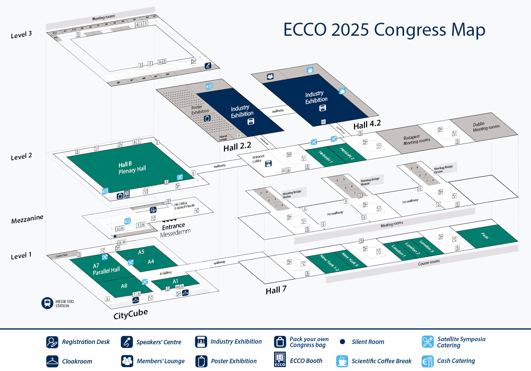 The bar chart indicates a general upward trend in congress participation, with a short decrease between the years of 2019 and 2022. The peak of the chart is year 2019 with 8034 participants.
