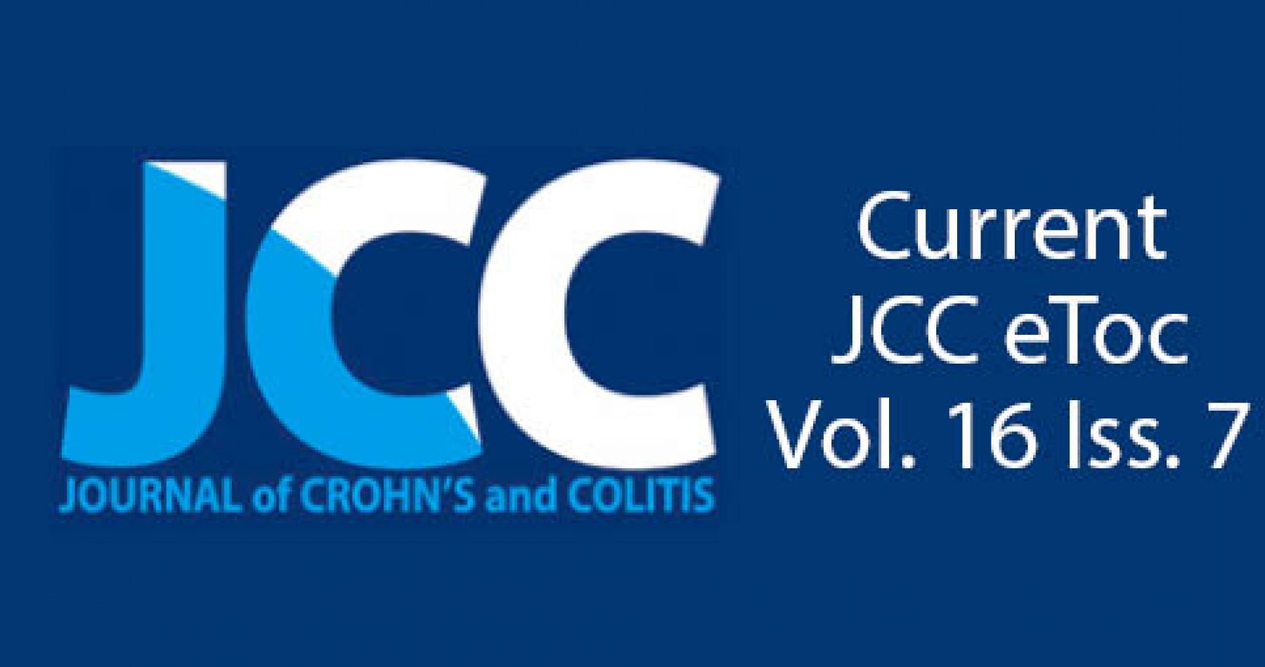 Current JCC eTOC Vol. 16 Iss.7