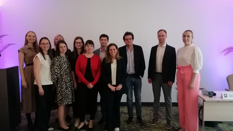 Workshop room in Tallinn with participants